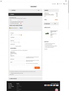 Nike checkout page
